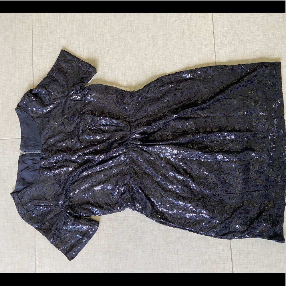 Sequin black dress